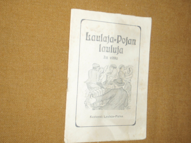 LAULAJA-POJAN LAULUJA 3:s vihko